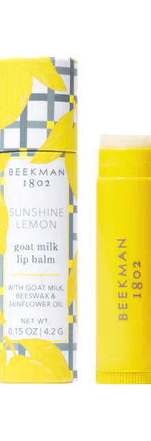 Beekman 1802 Sunshine Lemon Lip Balm Beekman 1802 Sunshine Lemon Lip Balm
